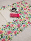 MG 333 Linen Digital Print Saree Wholesale Clothing Suppliers in India